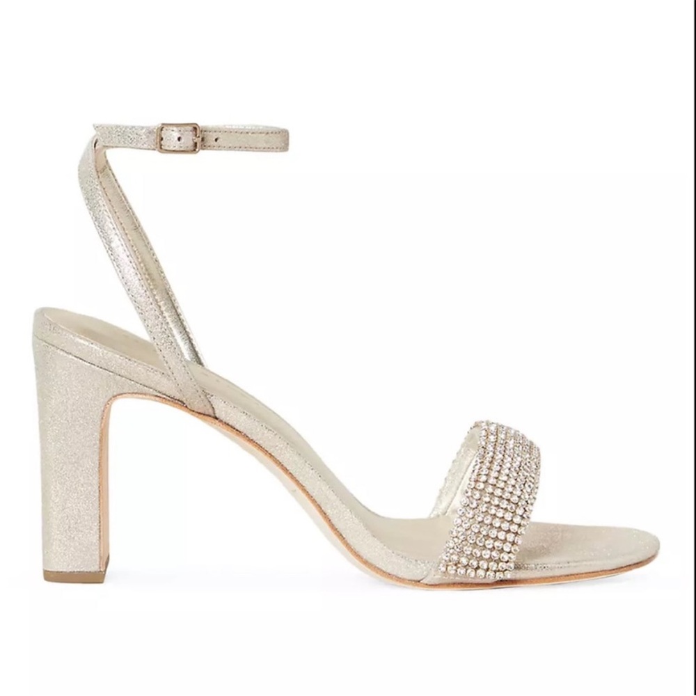 NEW Loeffler Randall Shay Crystal Embellished Ankle Strap Sandal